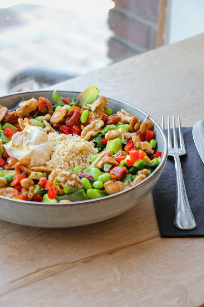 Healthybox van Food Matterz | Gezond lunchen bij jou thuis of op kantoor met een heerlijke salade.